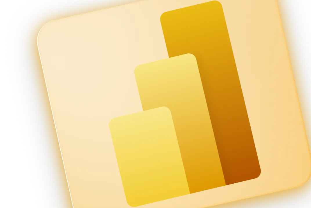 abstrait jaune montrant trois barres ascendantes sur un fond lumineux