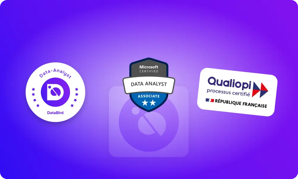 logo des certifications délivrées lors de la formation