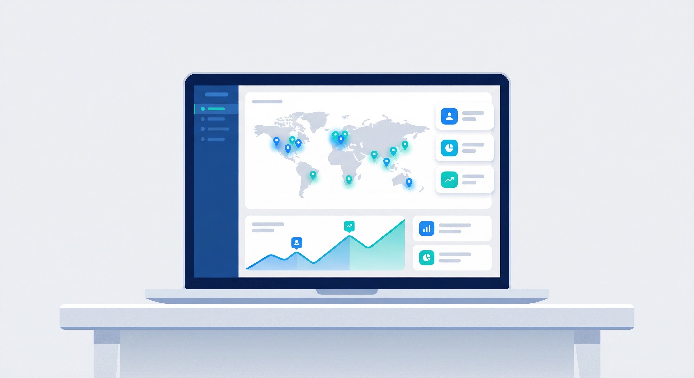 QR code analytics dashboard showing scan volume by city location and time of day to help businesses optimise their sales campaigns