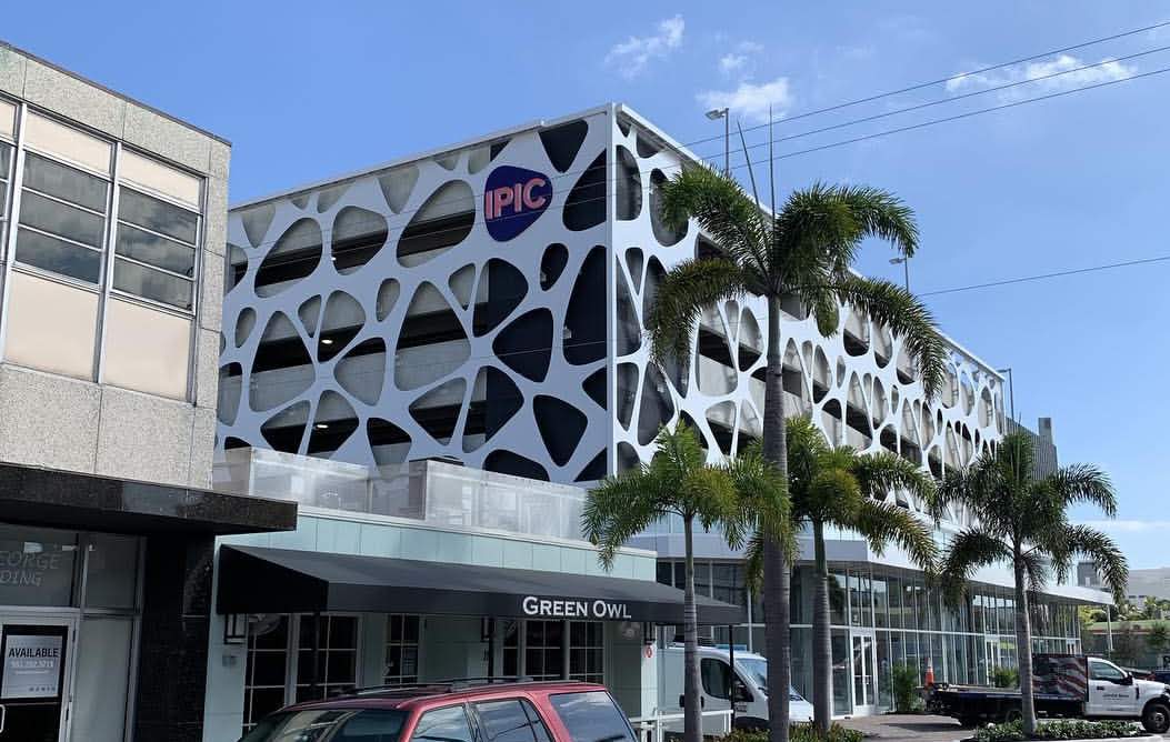 Ipic building surround architectural element