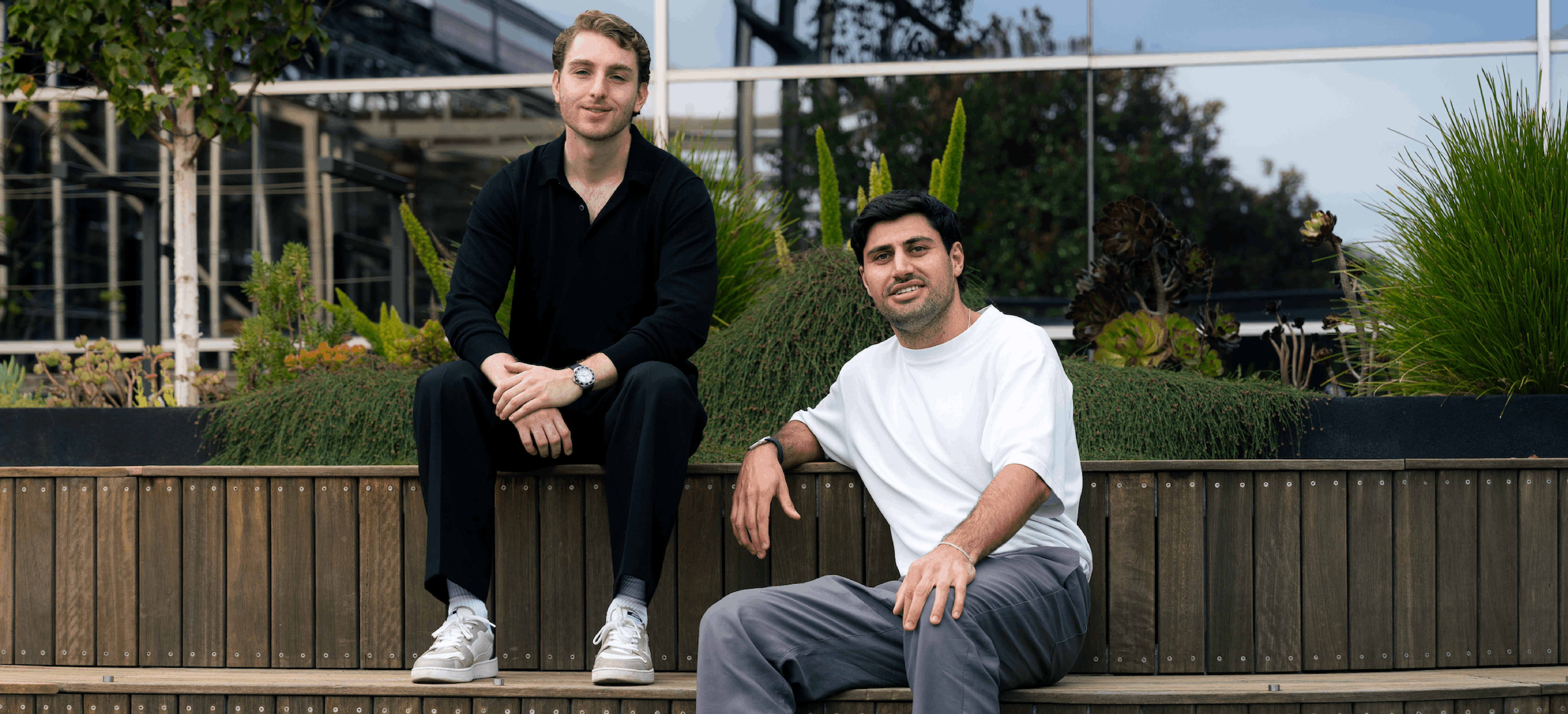 Delivery van driving through city street for courier shipping service