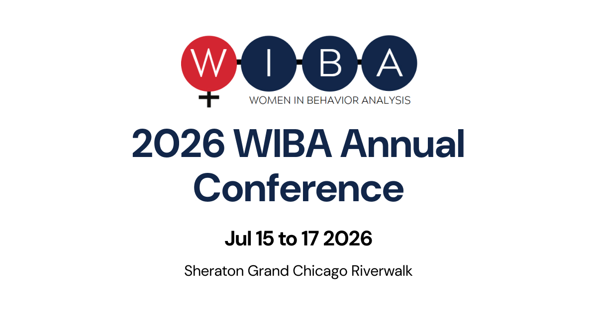 Women in Behavior Analysis (WIBA) Conference