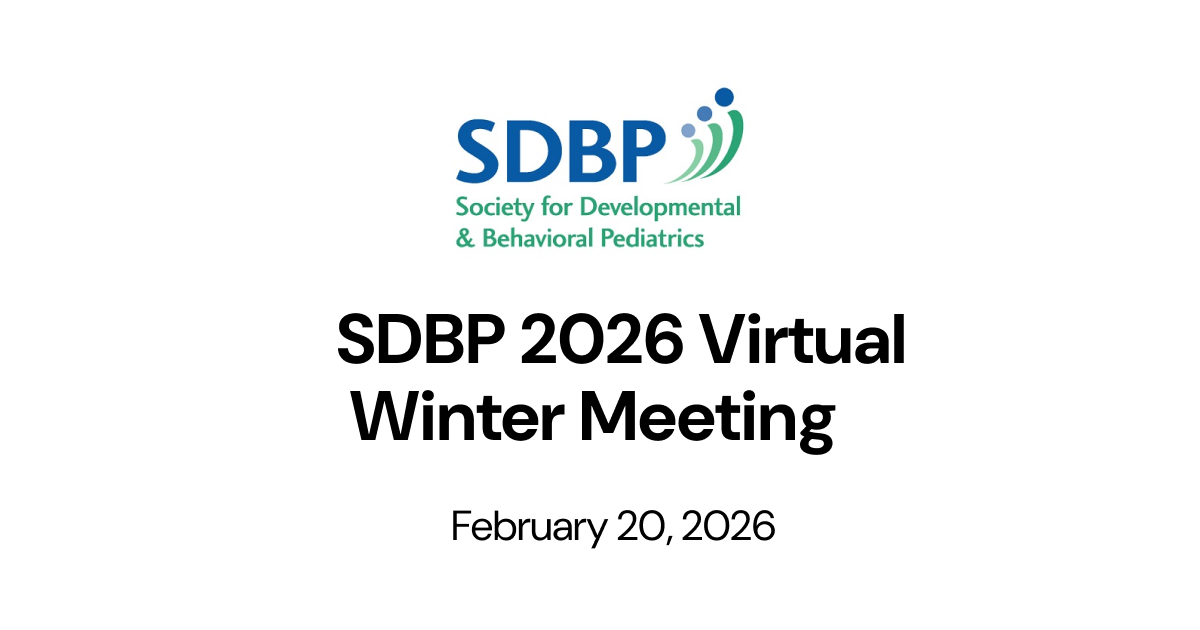 SDBP 2026 Virtual Winter Conference