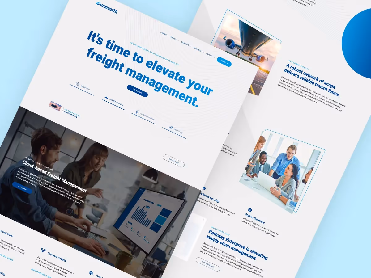 website portfolio graphic