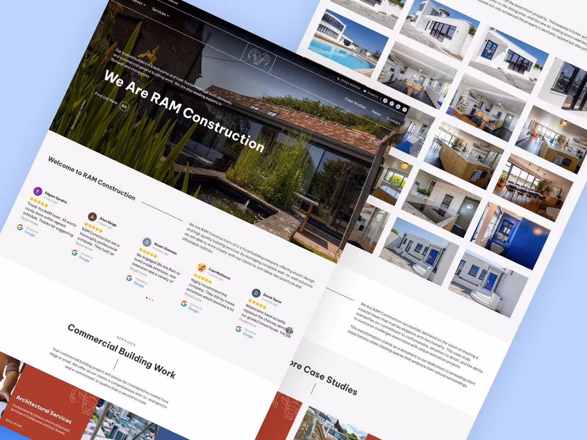 website portfolio graphic