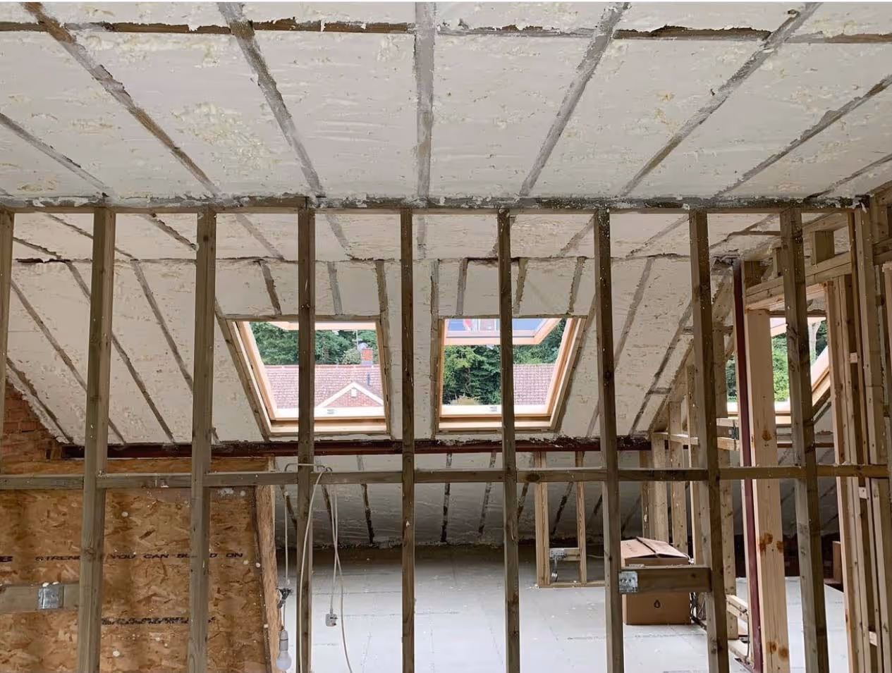Flat roof insulation