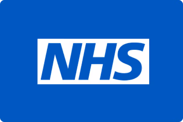 The logo for the national health service