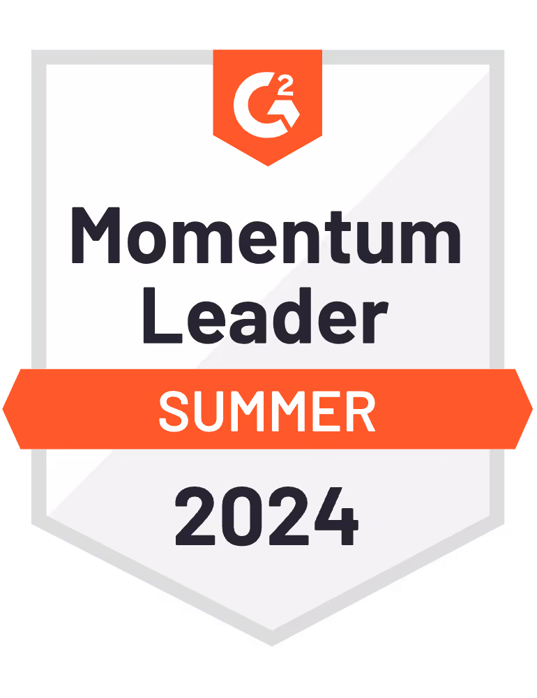 G2 Summer 2024 IoT device management platforms momentum leader award 