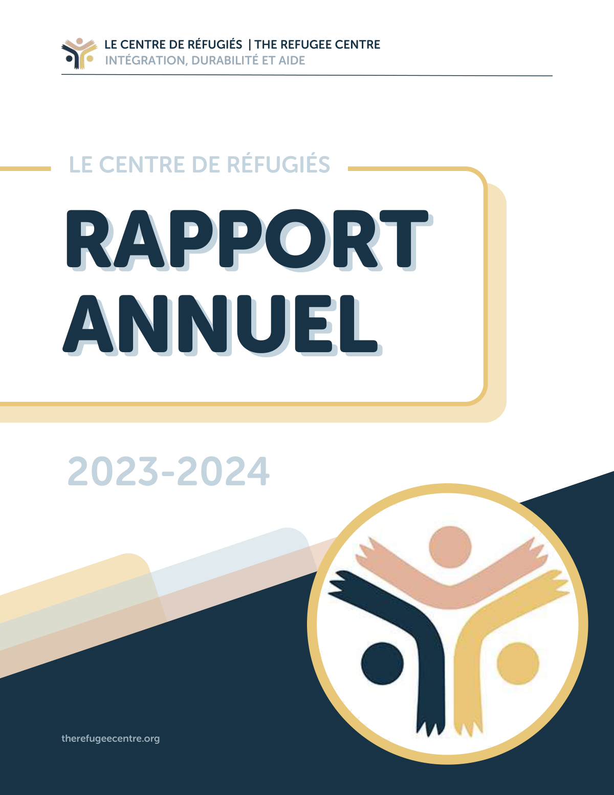 Cover of The Refugee Centre's 2023–2024 Annual Report