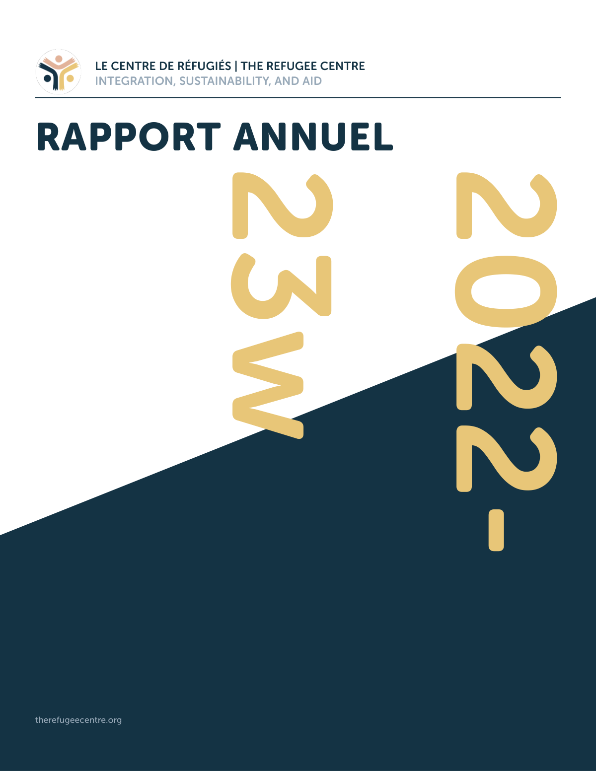 Cover of The Refugee Centre's 2022–2023 Annual Report