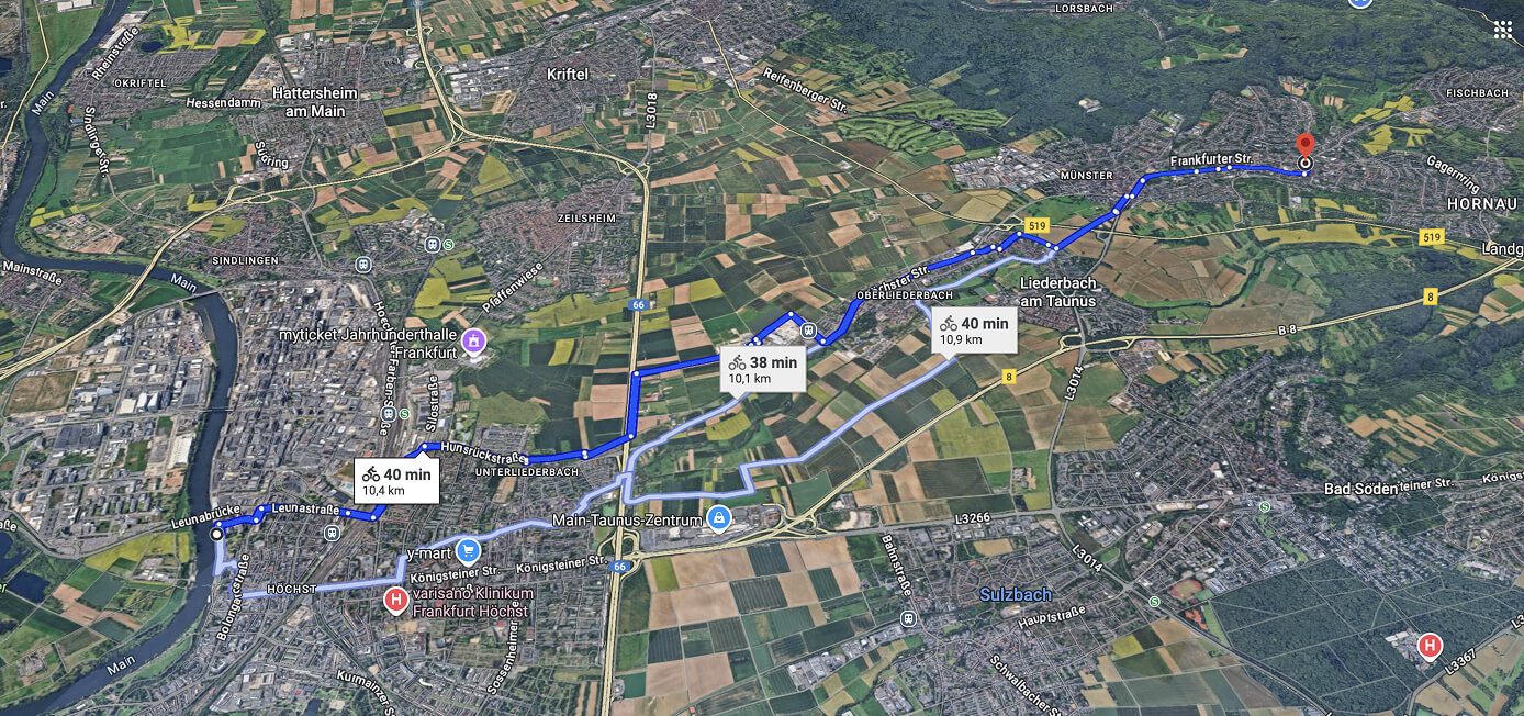 Eric Lenz Lieblings Radtour mit dem E-Bike als Karte.