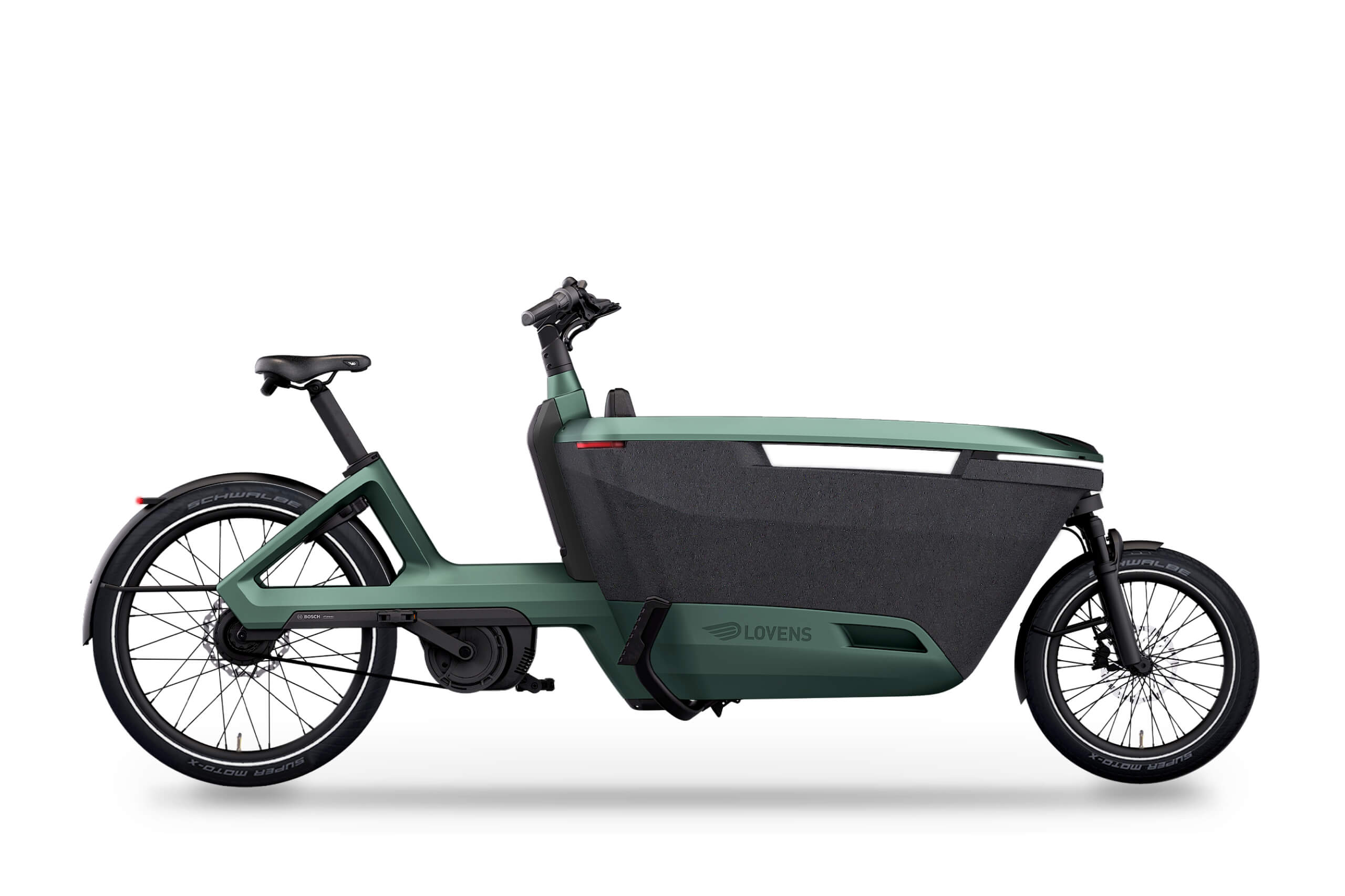 Foto der Lovens Explorer 2 Farbe Avenue Green mit schwarzen Polstern.