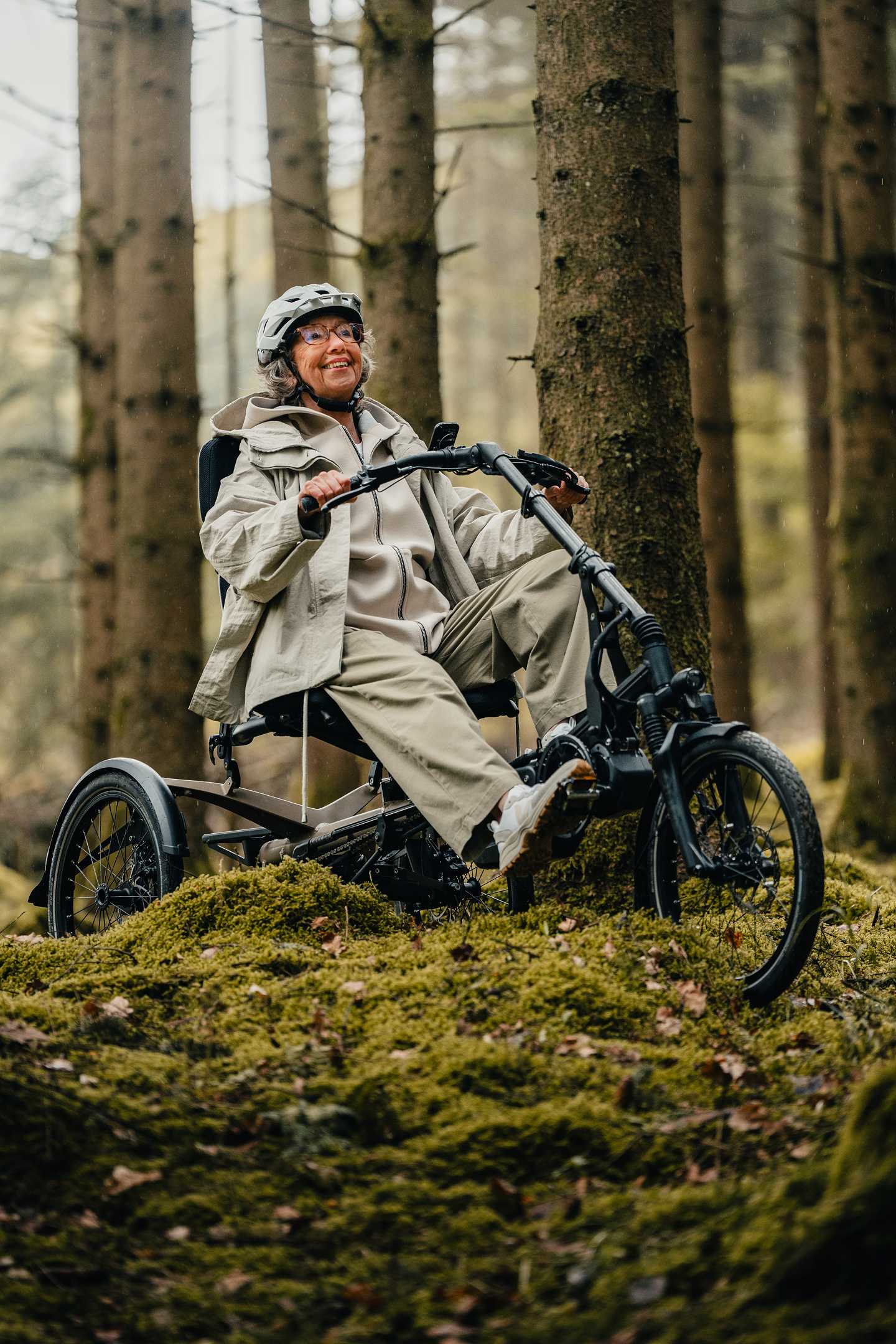 Bild von E-Sesselrad für ältere Damen.