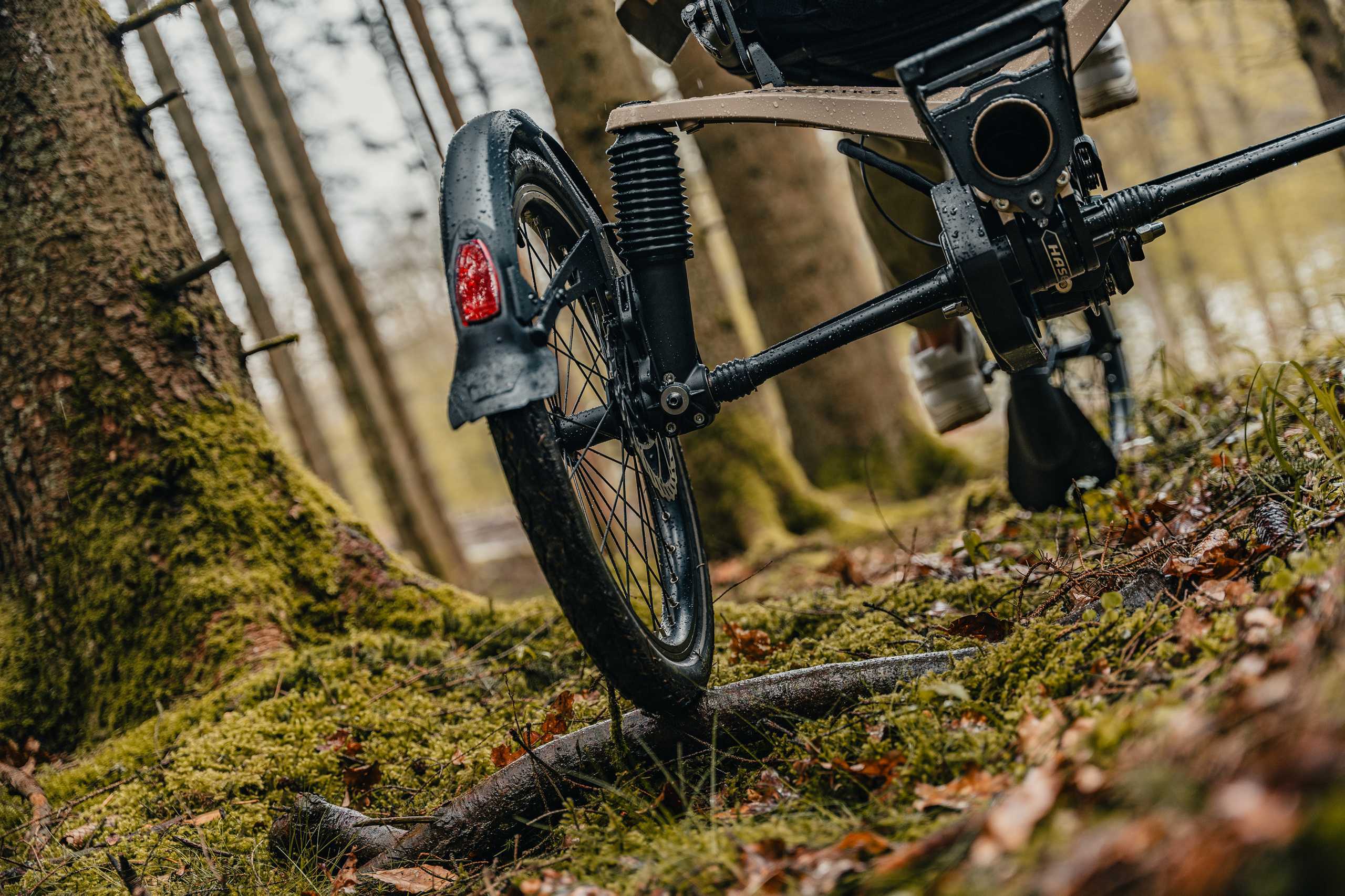 Catweasel Dreirad im Wald.