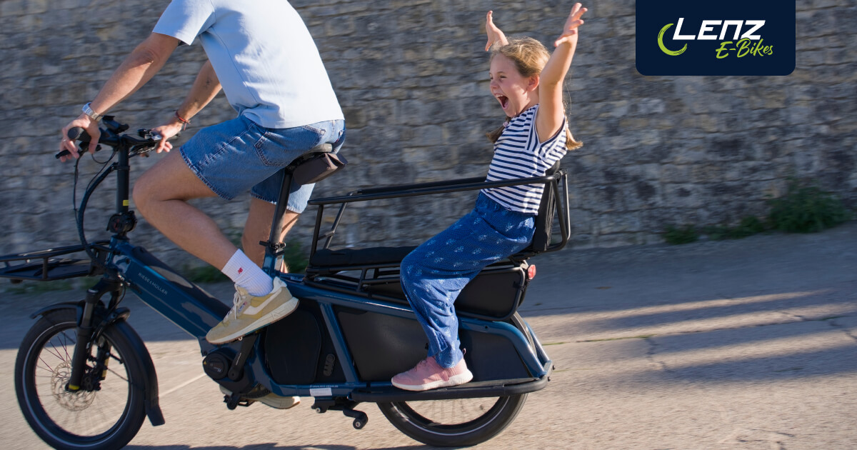 fahrradanhänger von fischer Kinder Komfort mit Federung | Tüv/GS Geprüft, | Grün/Anthrazit Farbe:BXT Schwarz Matt LEN Hängeaufbewahrung - Punkte/hellgrau Anwendung:Augen