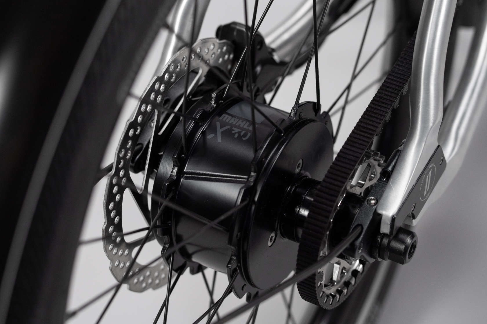 Bild von Schindelhauer Neo Electric Motor Mahle X 30 am Hinterrad.