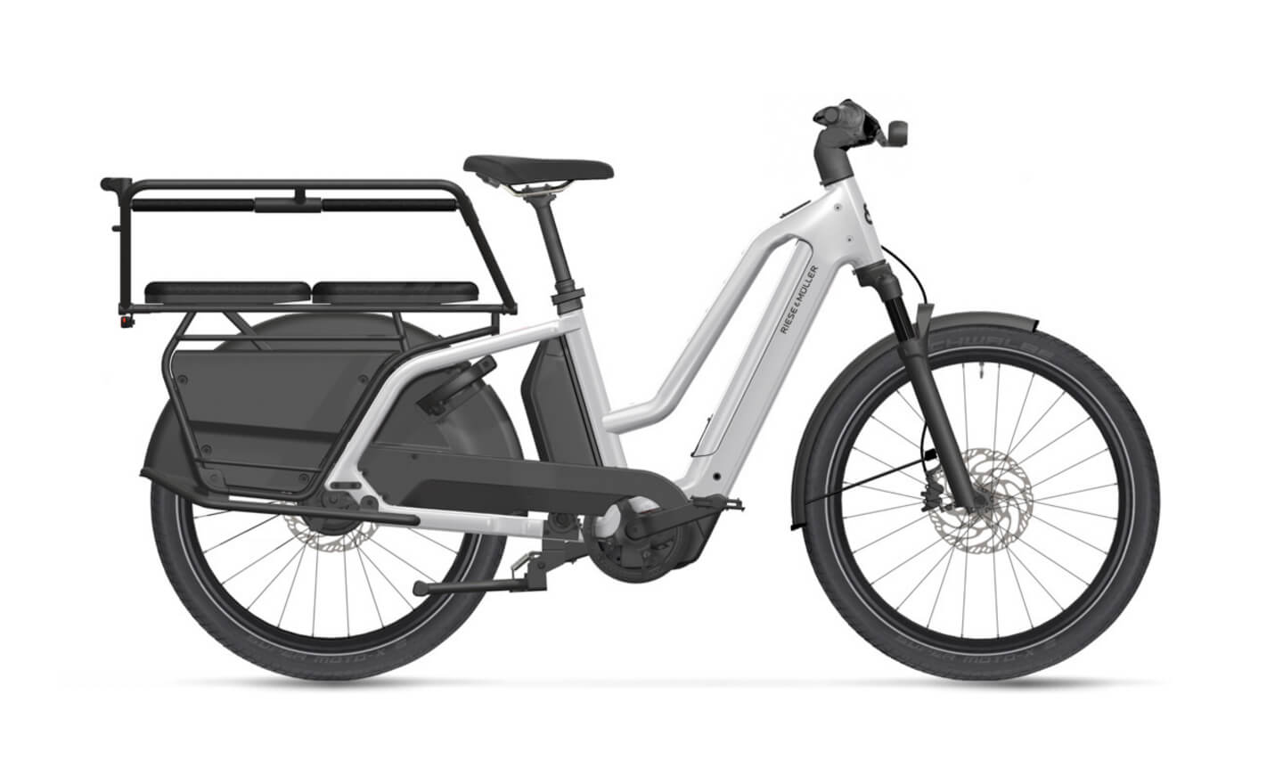 Neues Riese und Müller Modell 2027 ist das Multicharger 4 Longtail-Lastenrad.