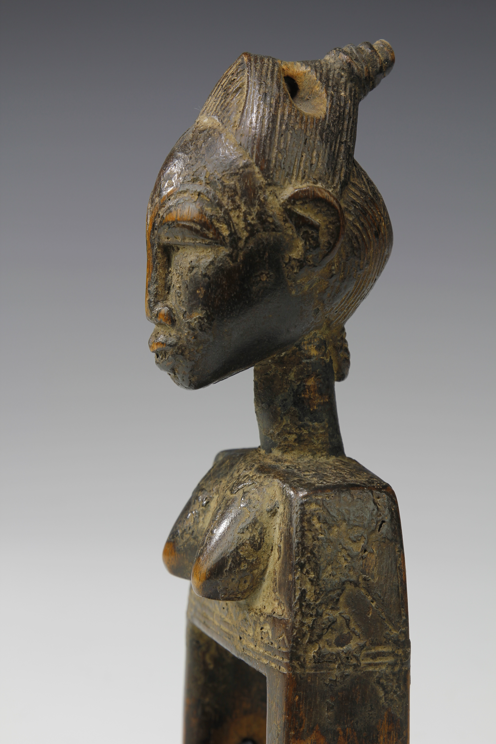 FINE BAULE HEDDLE PULLEY. IVORY COAST 