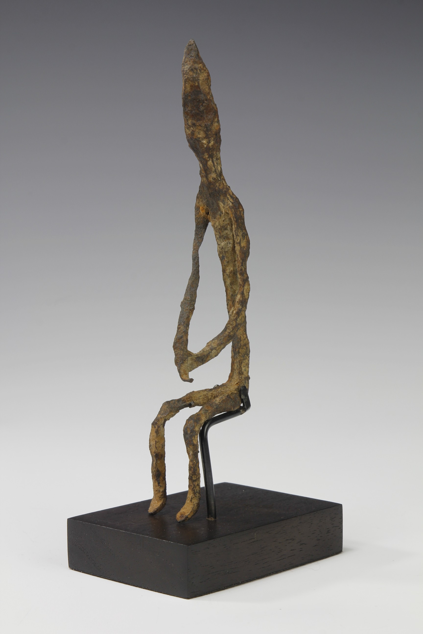 FINE IRON FIGURE. DOGON, MALI