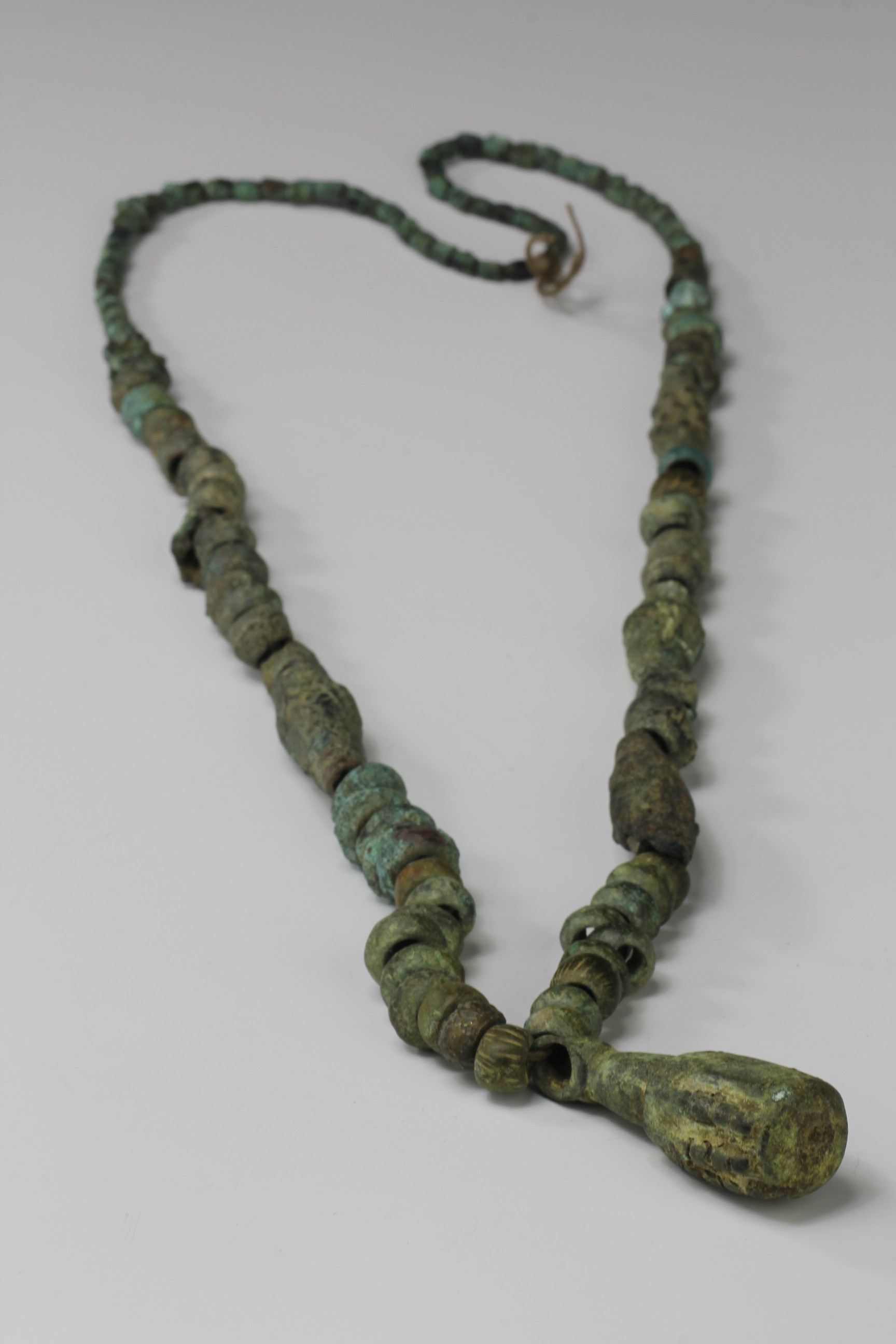BRONZE NECKLACE. DJENNE PERIOD, MALI