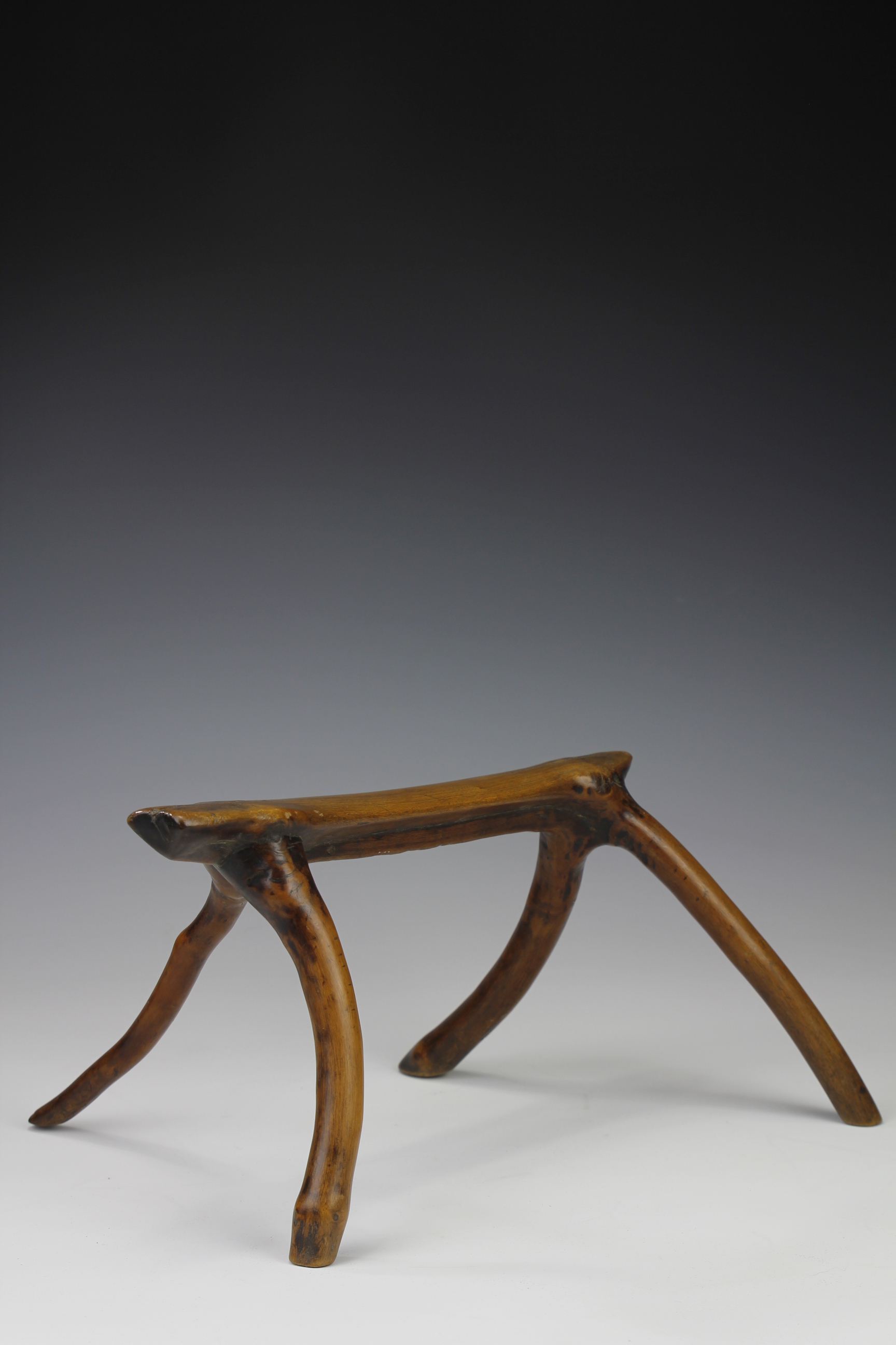 HEADREST/STOOL WITH WILD FORM. NORTHERN UGANDA/SOUTHERN SUDAN