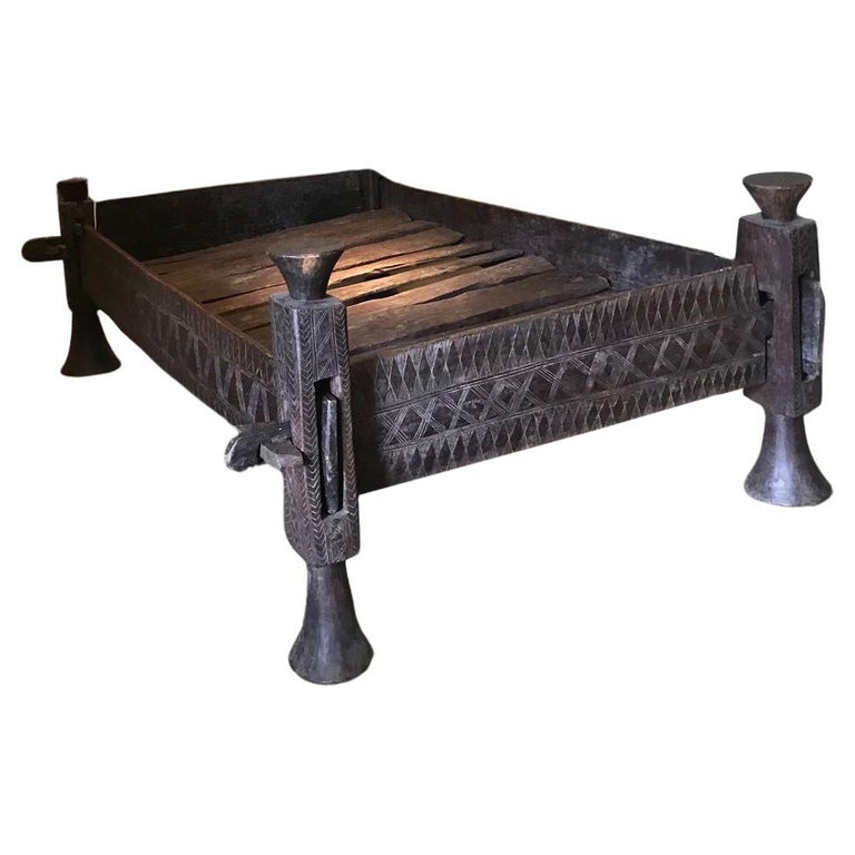 19th Century Royal Gurage Bed, Ethiopia