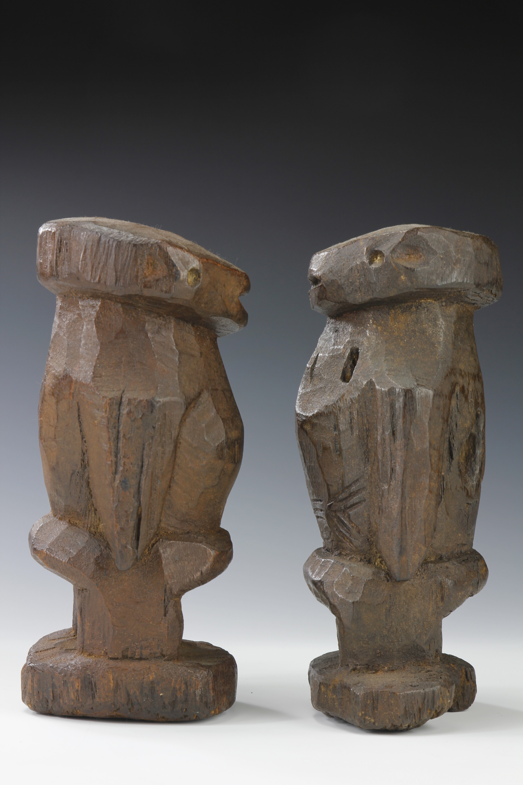 wonderful Pair of Losso Figures, Togo