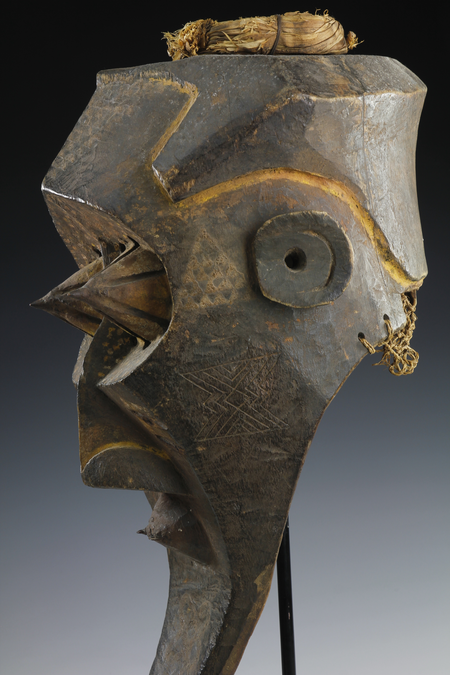 Fine Kete ' Kabongo' Mask. KUBA, DRC