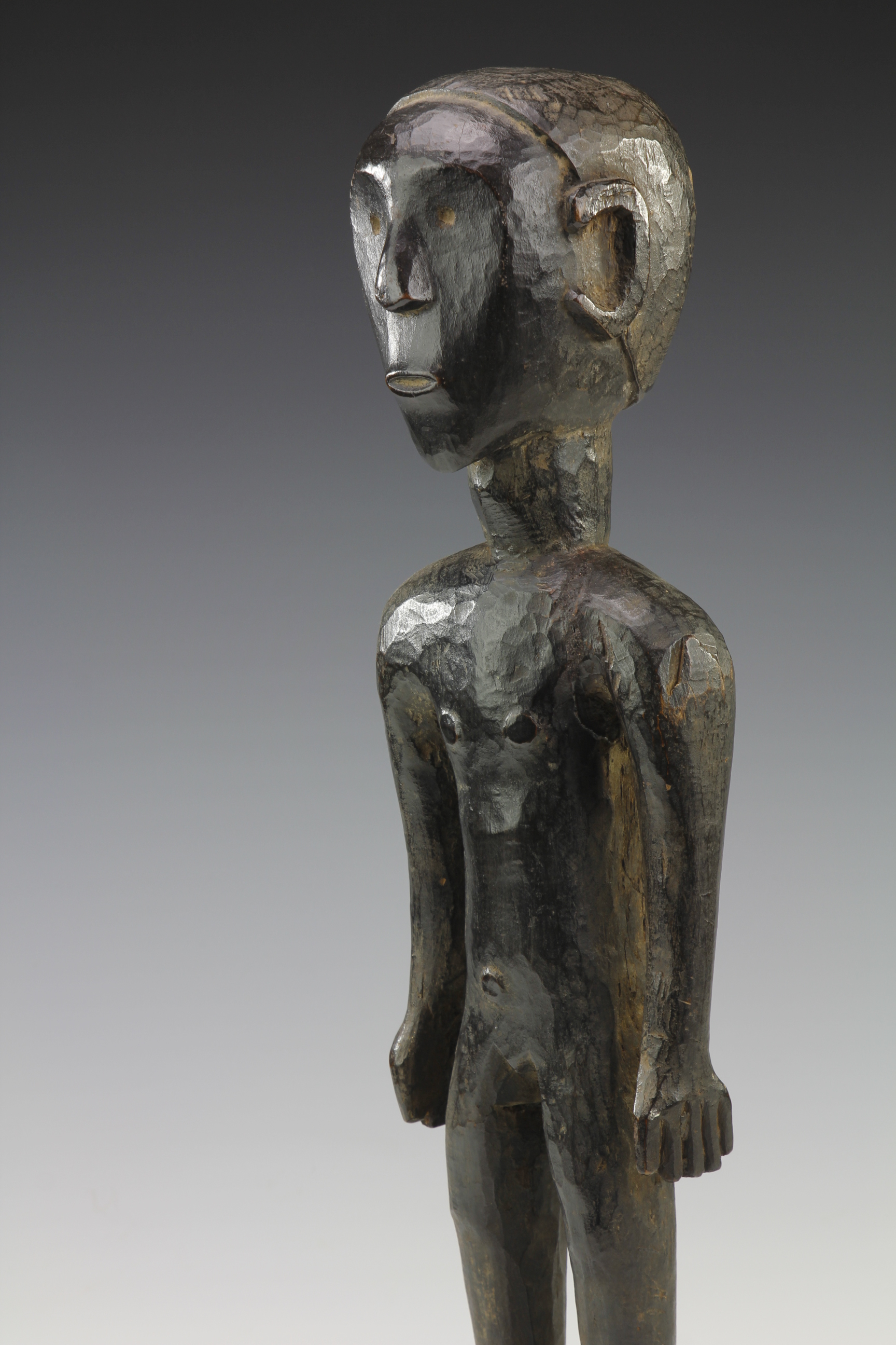 Male Figure Standing on Stool, Tanzania