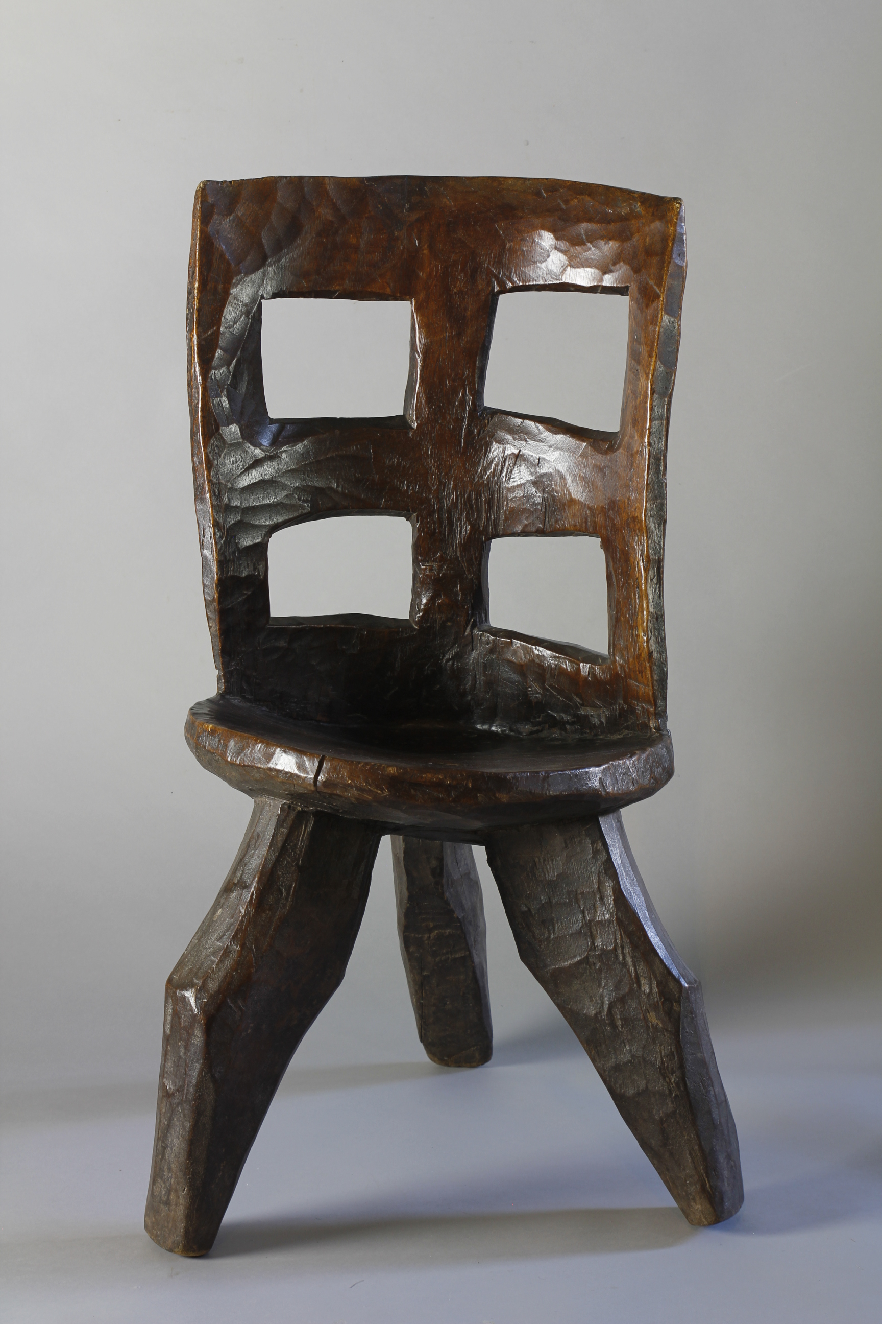 19th Century Beautifully Formed Welayta Chair, Ethiopia (Ex Tekalegn Besepa Collection)