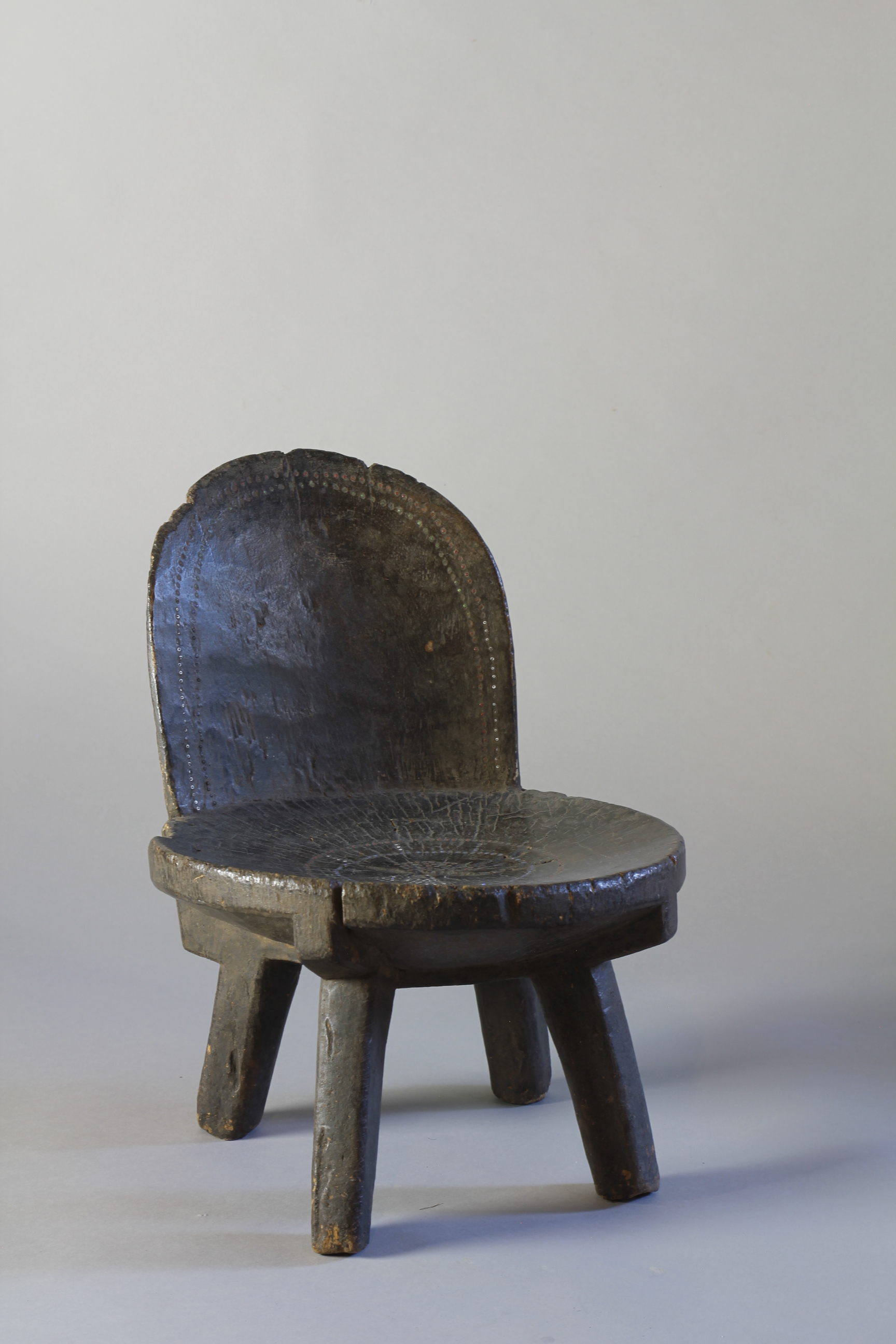 Small 19th Century Kamba HIGH BACKED CHAIR,Kenya