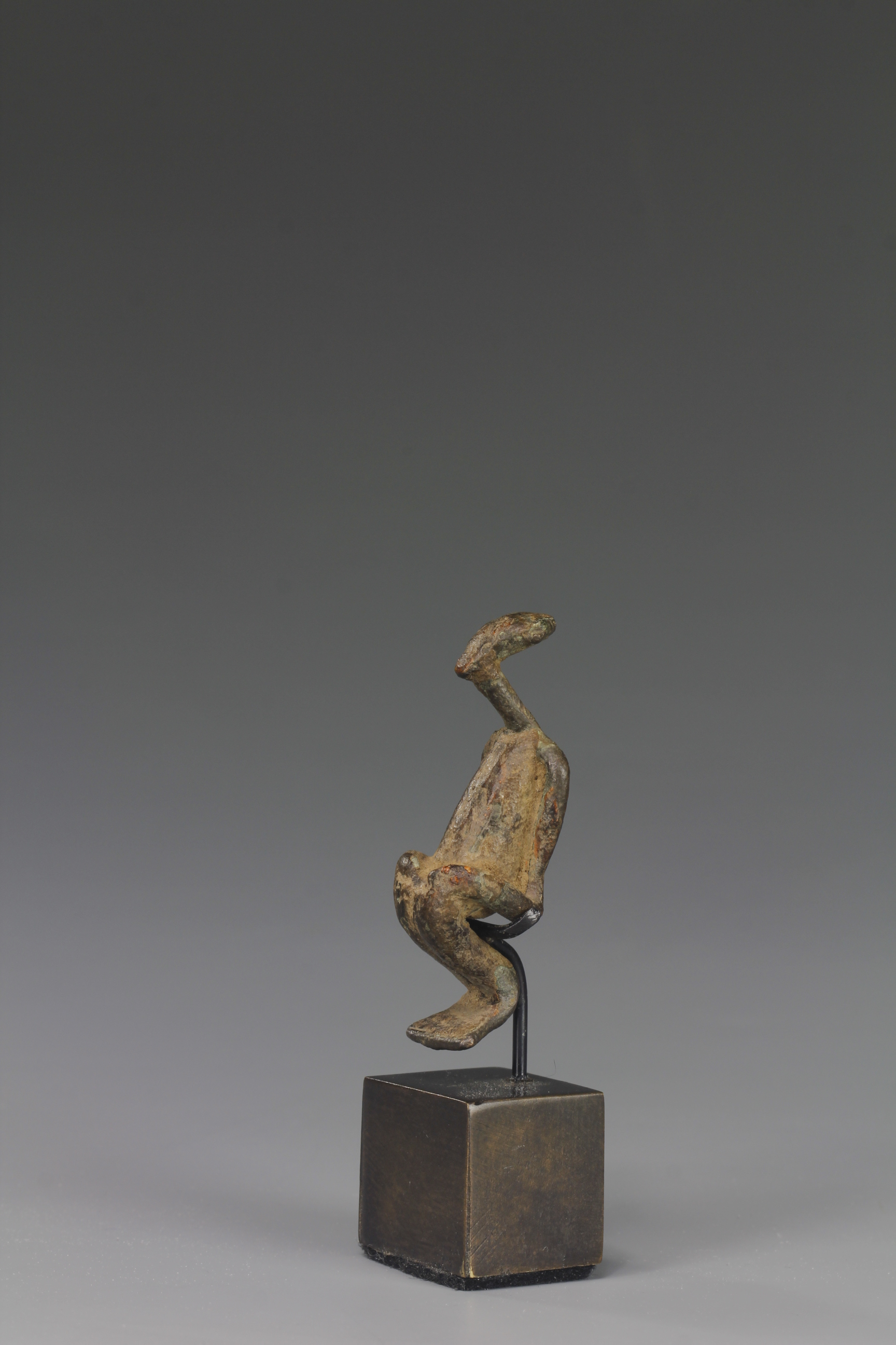 MINIATURE BRONZE CHARM/AMULET. KULANGO, IVORY COAST 