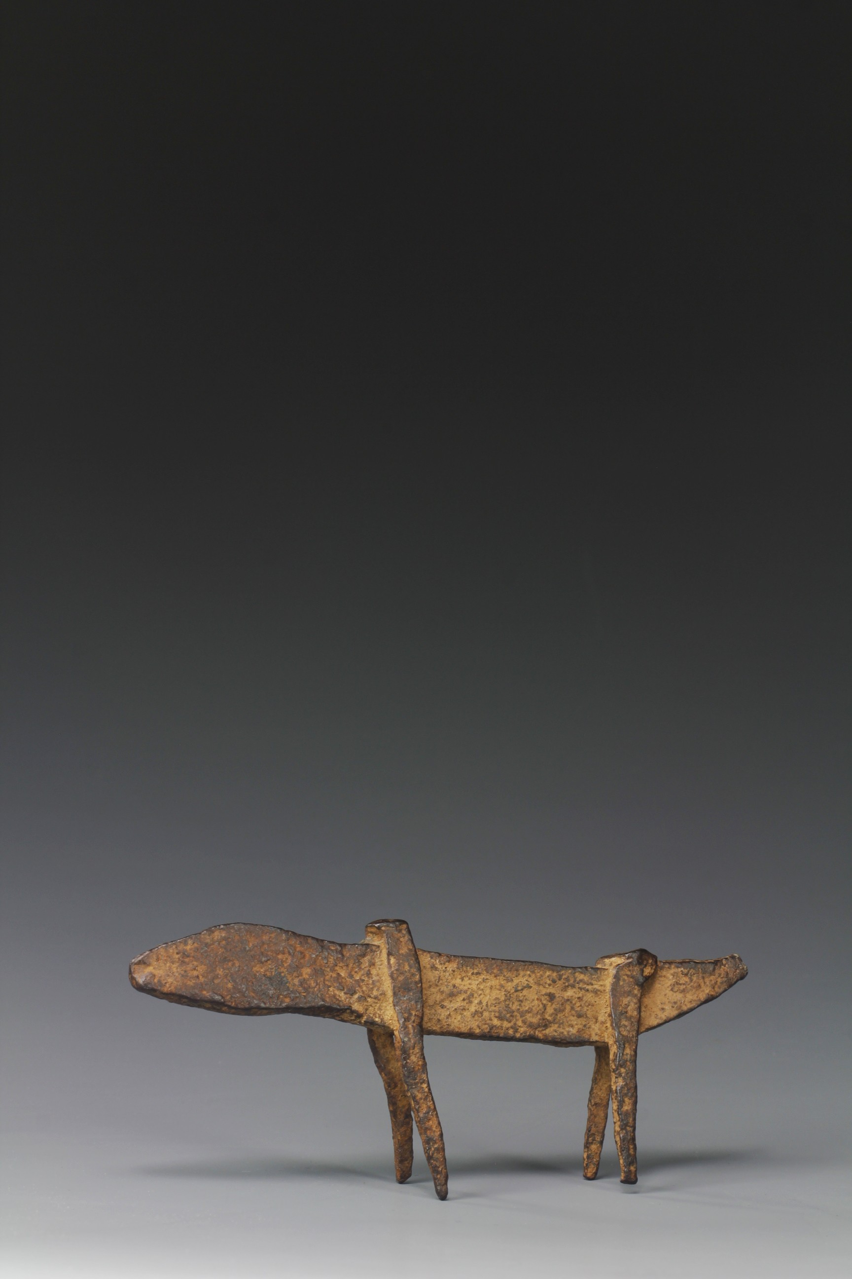 SMALL IRON ANIMAL DIVINATION PIECE. DOGON, MALI