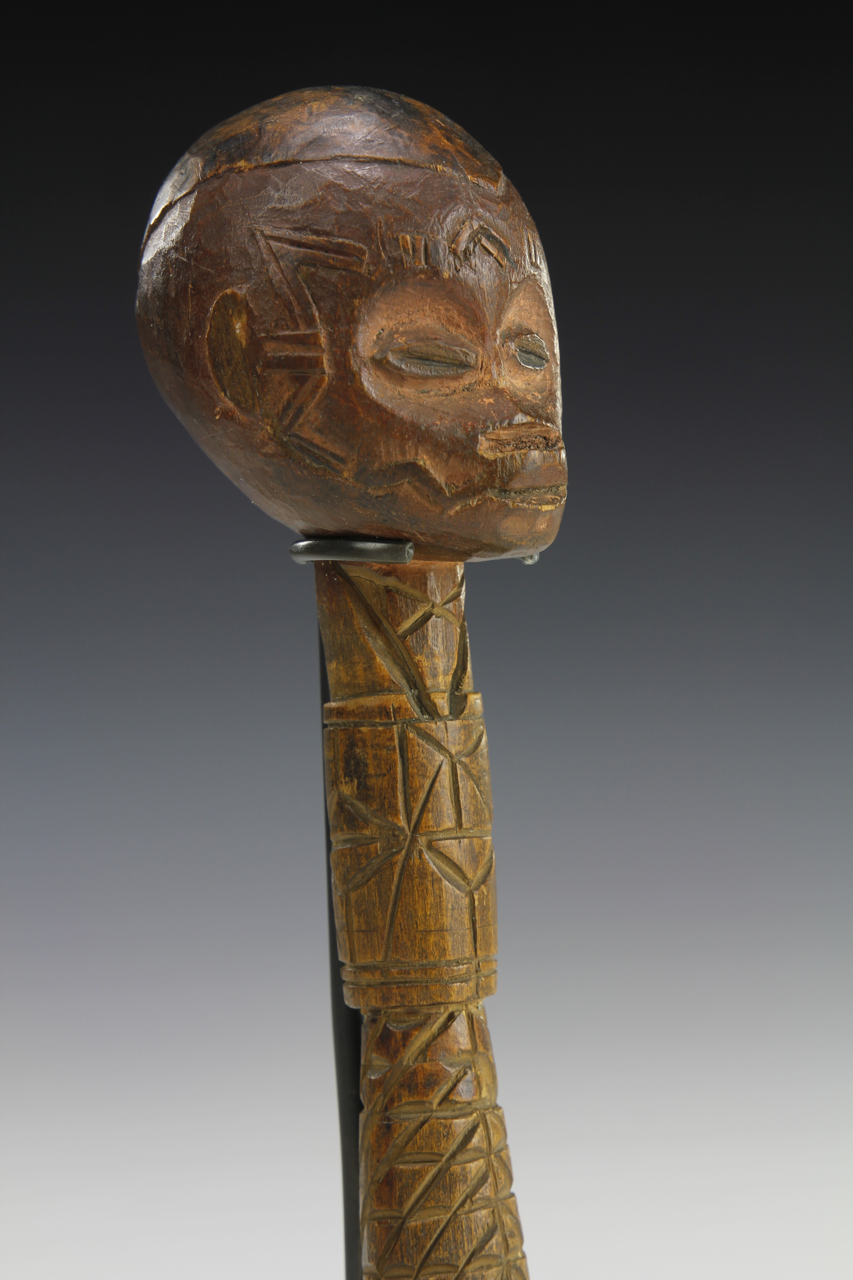 RARE MAKONDE CHARM OR PENDANT, CIRCA 1917. MOZAMBIQUE