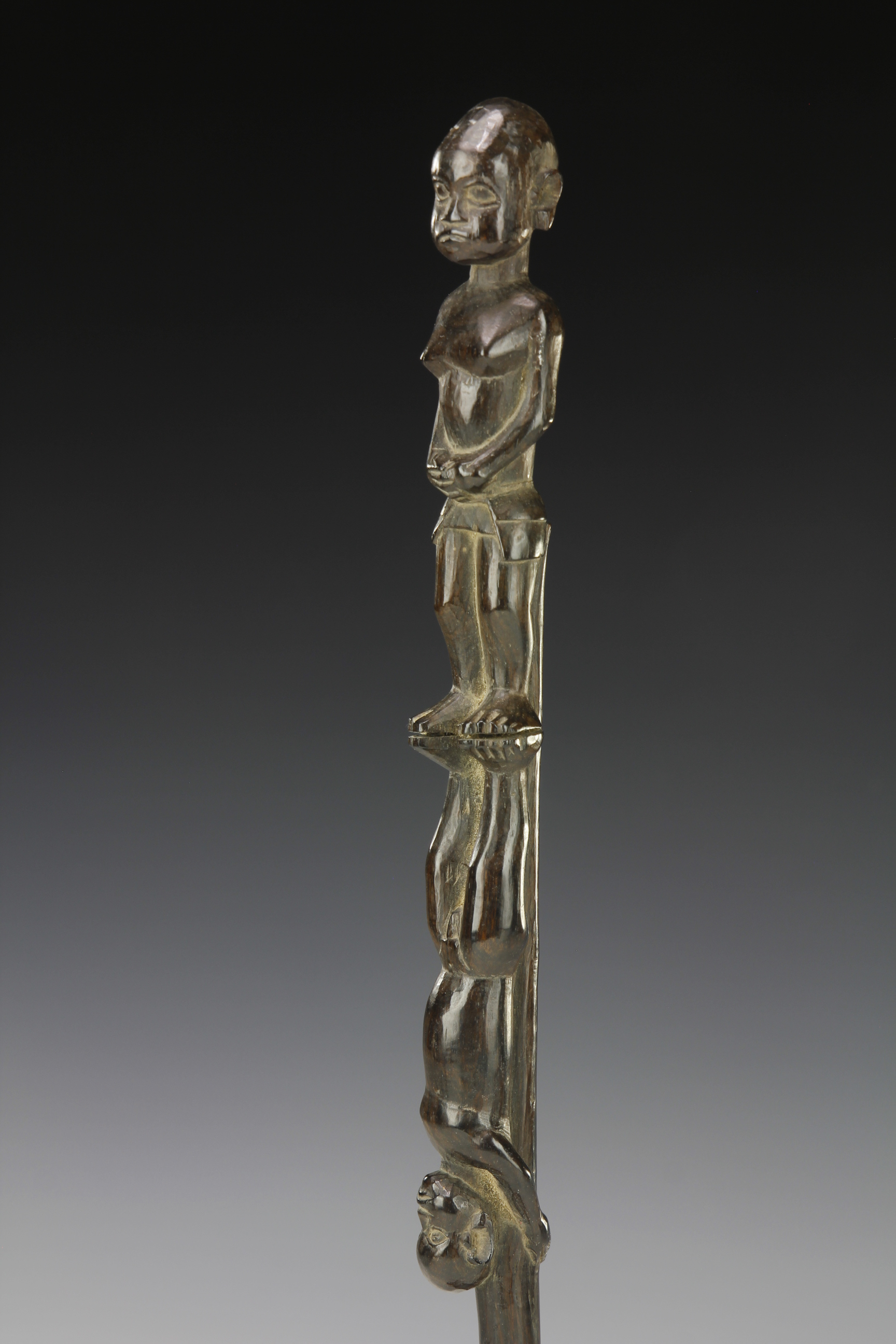 FIGURATIVE SPOON. KAMBA, KENYA
