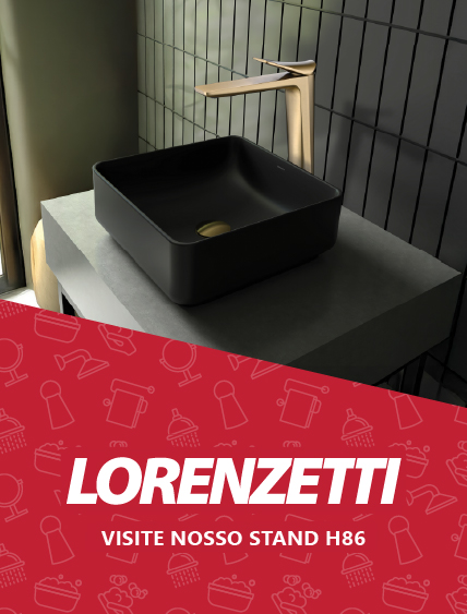 Banner patrocinado Lorenzetti - Visite nosso stand H86