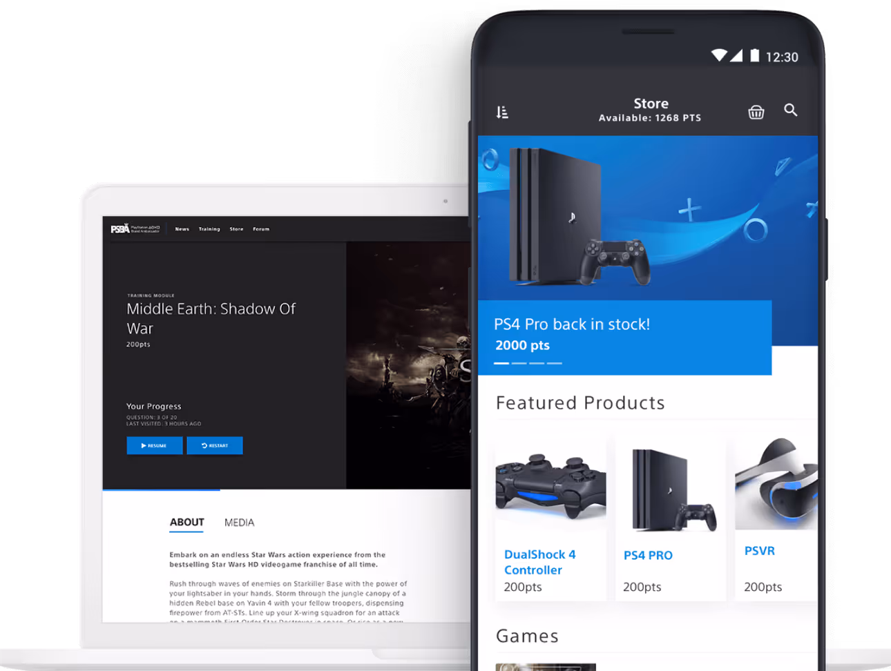 Playstation PSBA App, flutter app development Native App liverpool app developer development agency web app