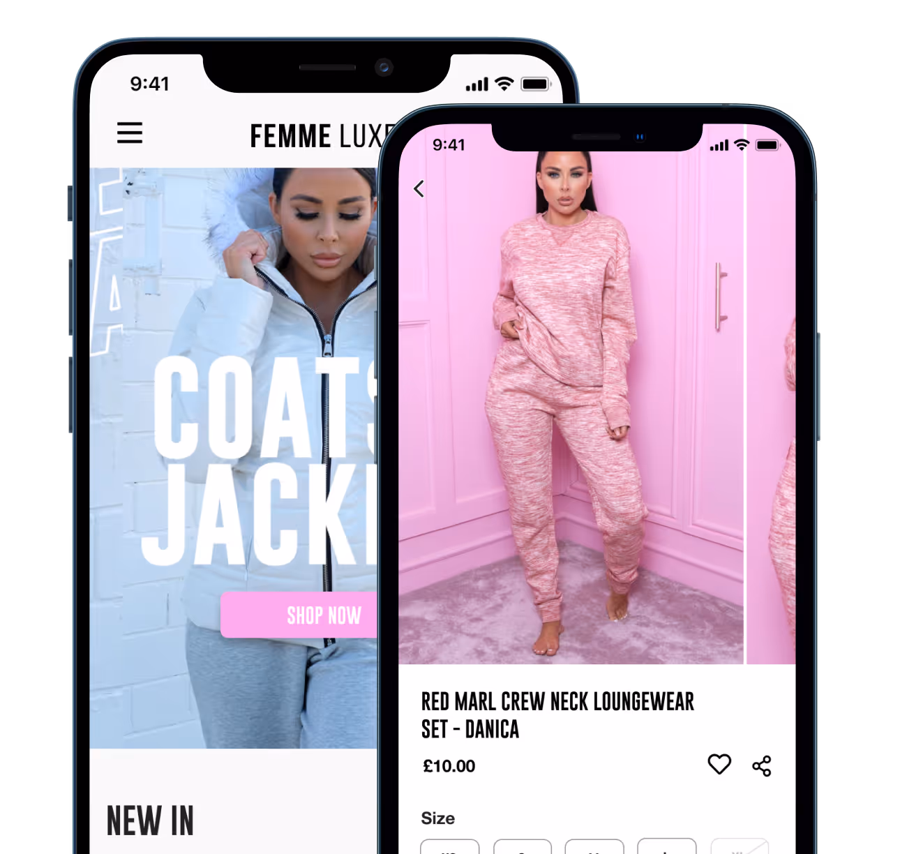 Femme Luxe Magento app by PixelBeard app developers and software developers Liverpool.