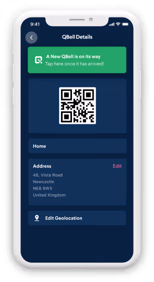 Qbell mobile app and software development by Liverpool based app developers and app designers PixelBeard.