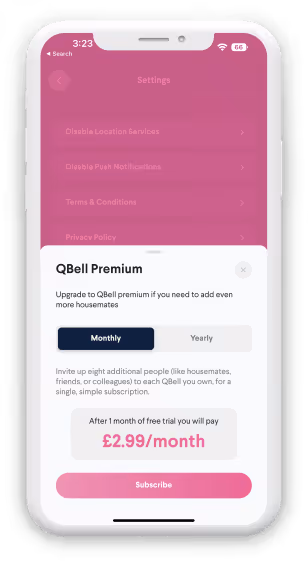 Qbell mobile app and software development by Liverpool based app developers and app designers PixelBeard.