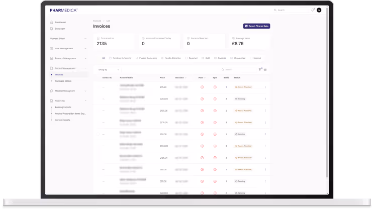 App development and full ERP and Prescription management, automation for Medical Cannabis client Mamedica
