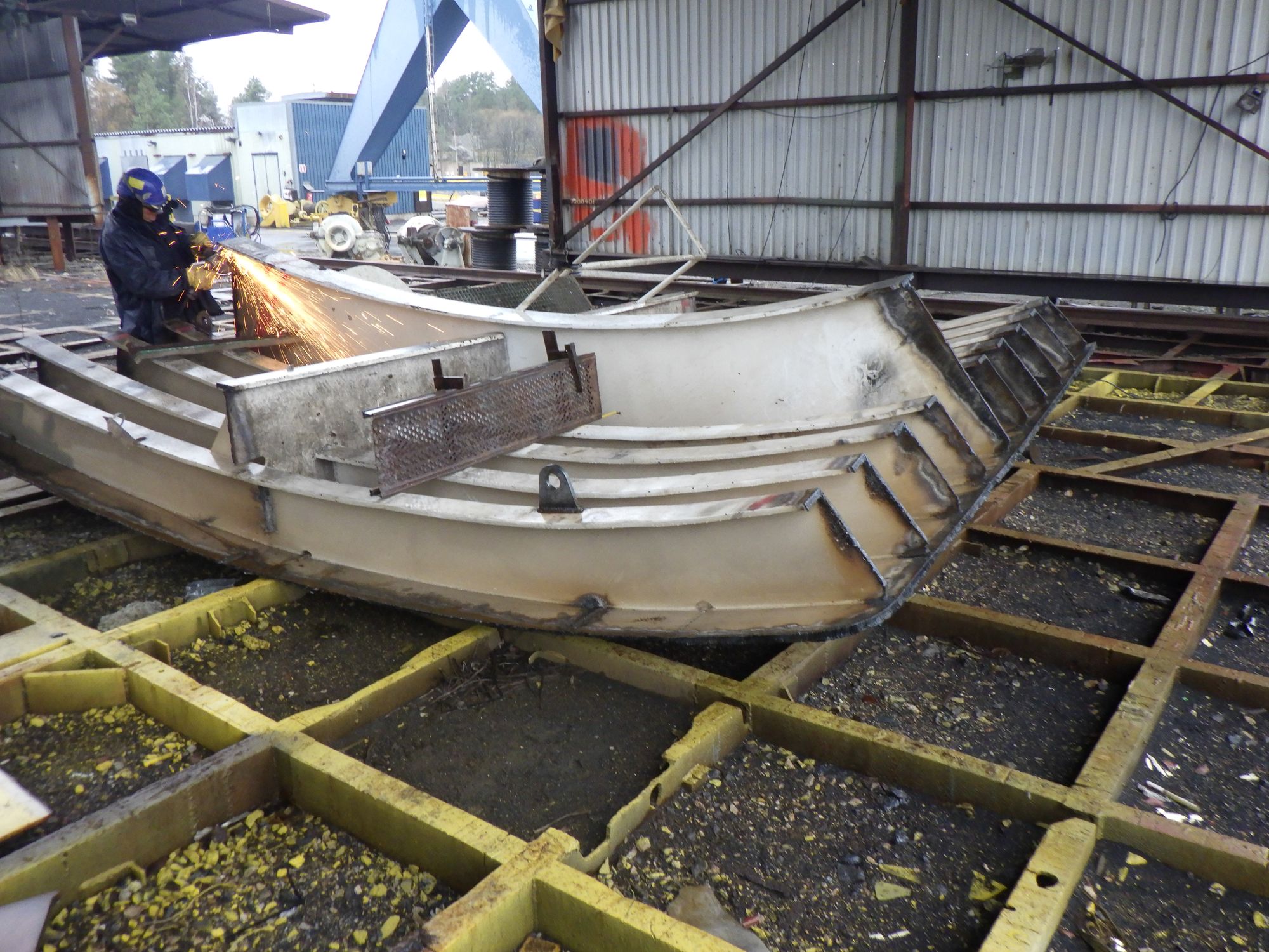 Isabelle x detail work onboard the vessel