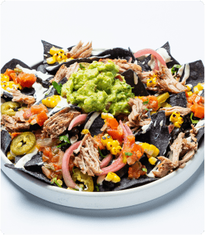 Plate of nachos