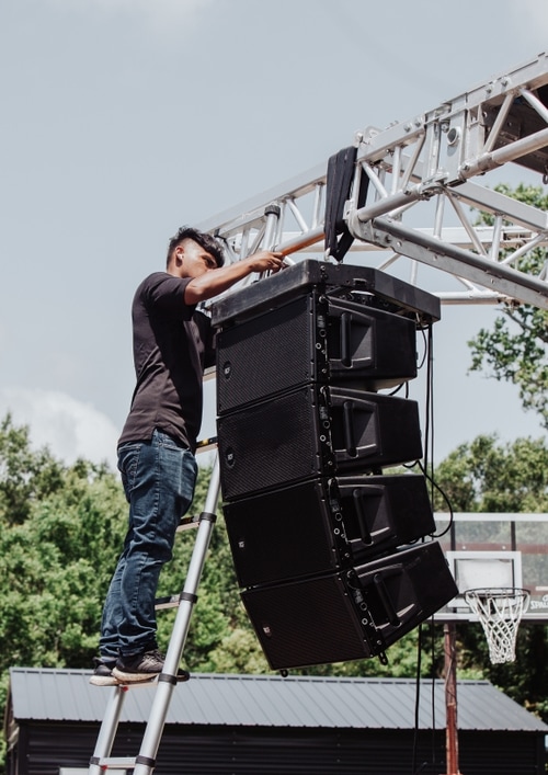 line array rental Houston