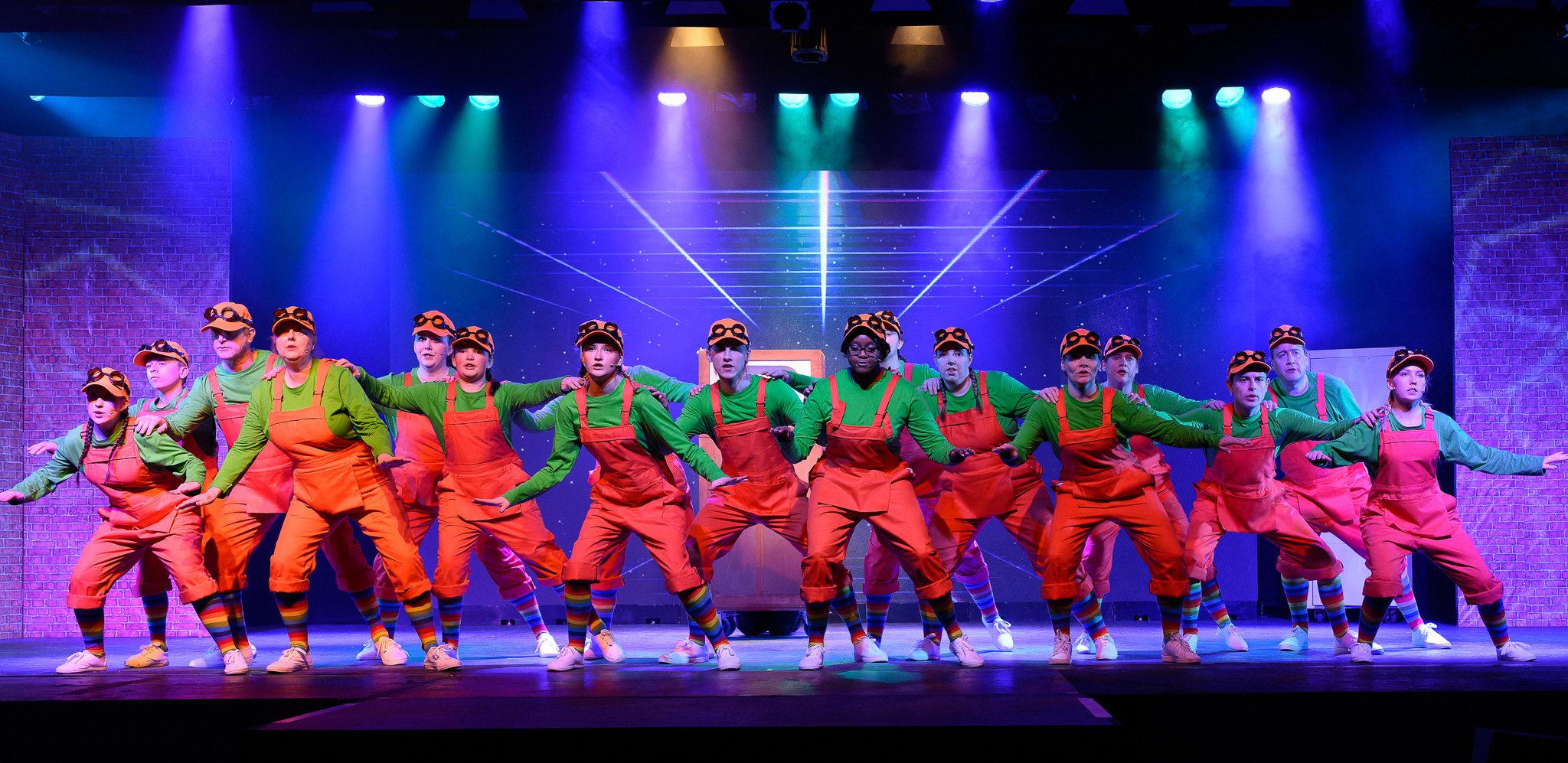 Stage Backdrop Video Wall available for dry hire from Re-Production Bristol