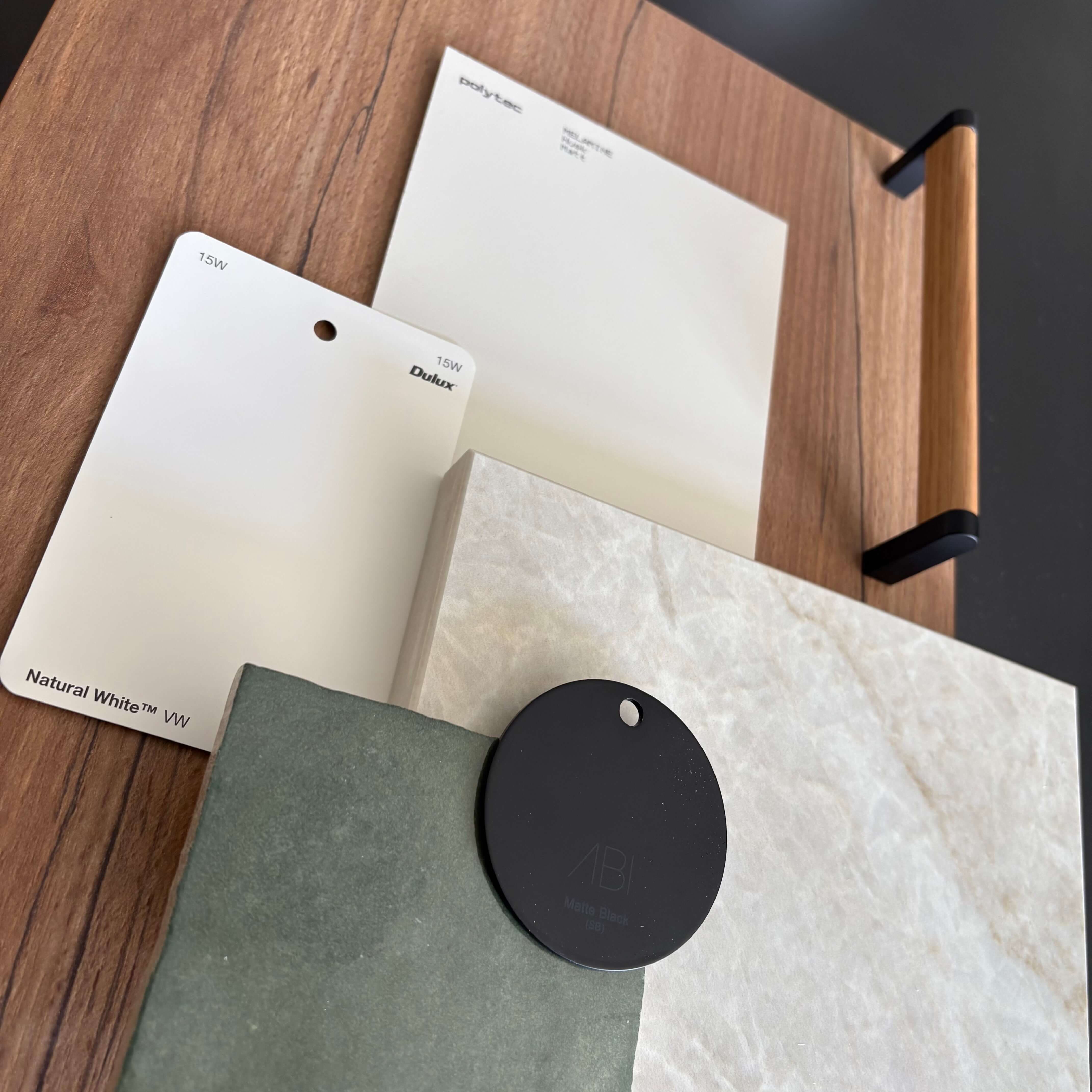 Australian native wood tones paired with textured finishes for a natural look