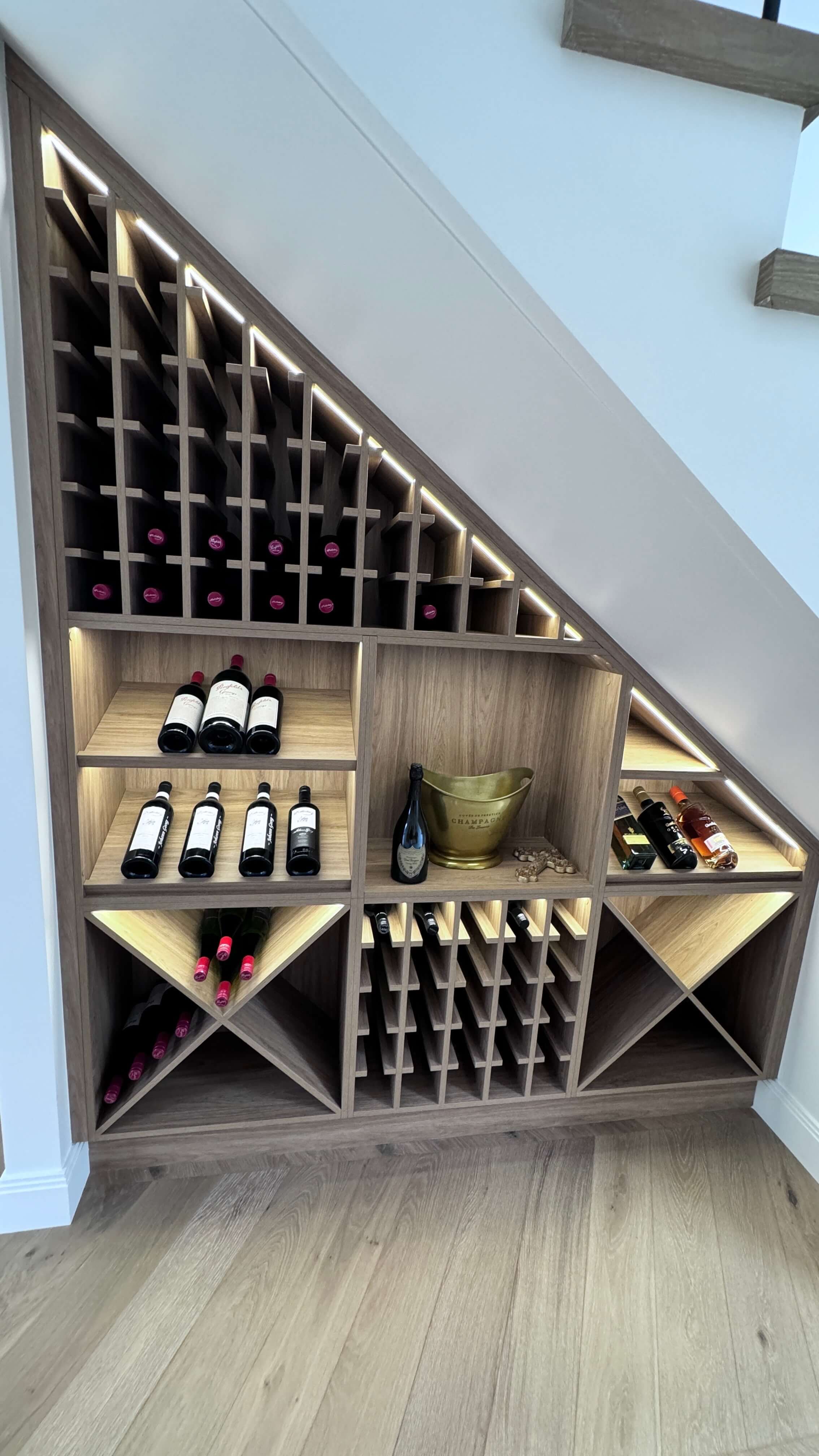 Custom joinery detail showcasing premium cabinetry craftsmanship