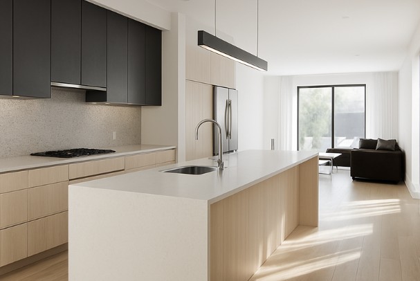 Modern kitchen design in Port Kembla with sleek cabinetry and functional layout