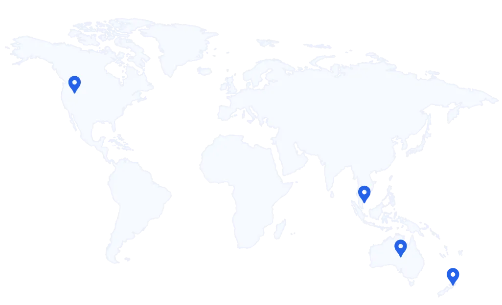 global map displaying Re-X customer engagement features