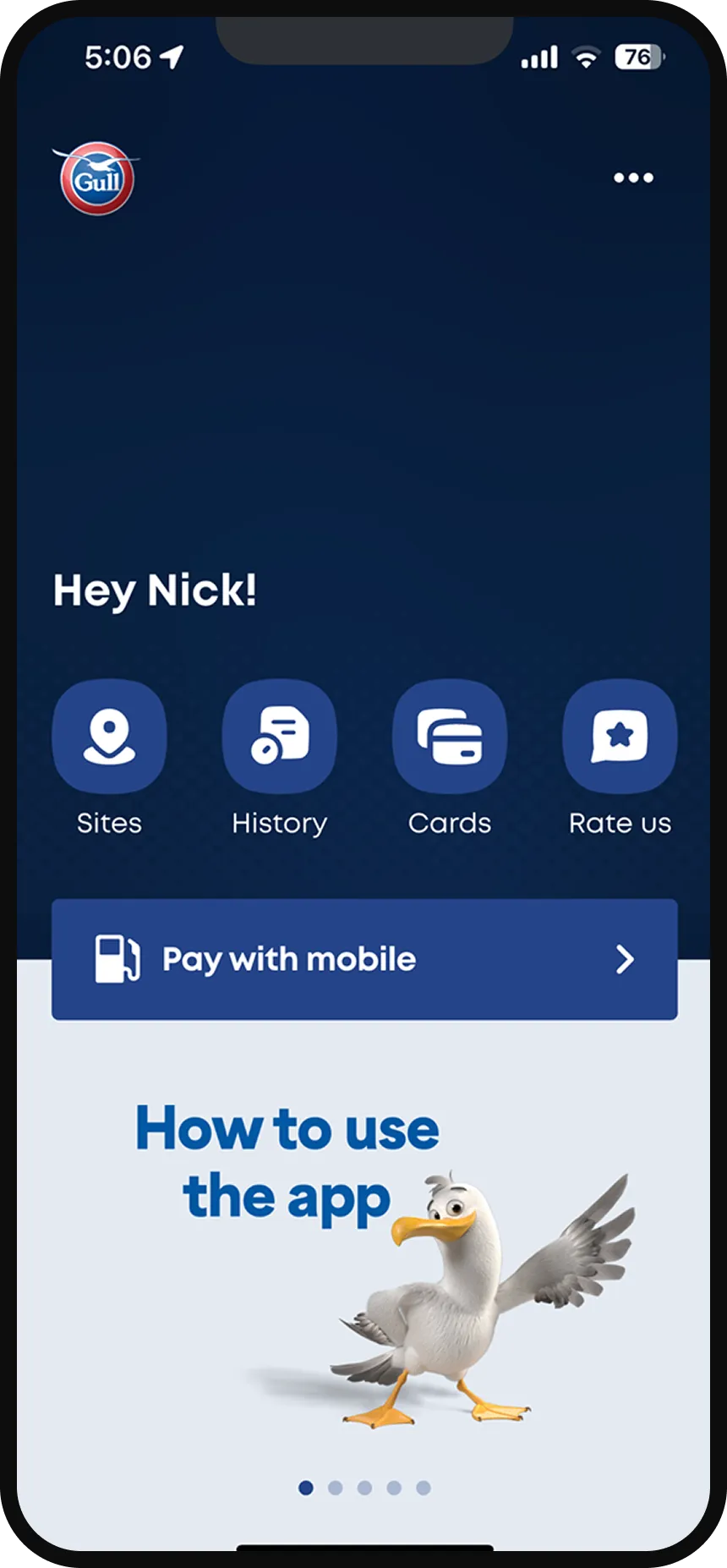 Mobile app screens displaying Re-X customer engagement features